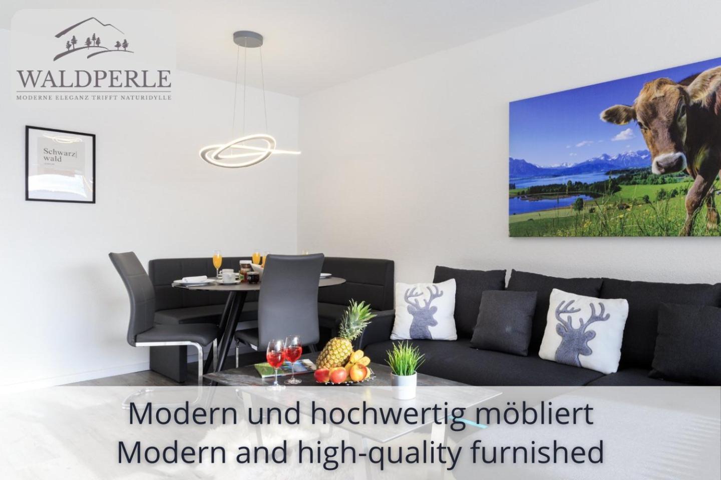 Exklusives 5-Sterne Apartment Waldperle Mit Indoor-Pool, Sauna, Top Lage Und Ausblick In Die Natur, Hunde Willkommen Schonach im Schwarzwald Exterior foto